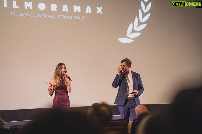 Lara Pictet - 6.2K Likes - Thank you @filmoramax , @pat_revaux , Arnaud Mizzon, @baptbrun , for yet another successful year ✨
This marks my second year hosting your closing ceremony and I’m continuously inspired by what you’ve created and the sheer talent you bring to Filmoramax and Lyon! 
Seeing all these incredible films and meeting all these talented filmmakers from all over the world reminds me of why we do what we do. 
Thank you for allowing me to be part of it 
🦋