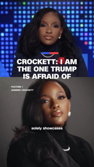 Laura Coates Instagram - Rep. Jasmine Crockett explains to CNN's @thelauracoates why she chose to include Trump's past insults of her in a video announcing her run for US Senate.