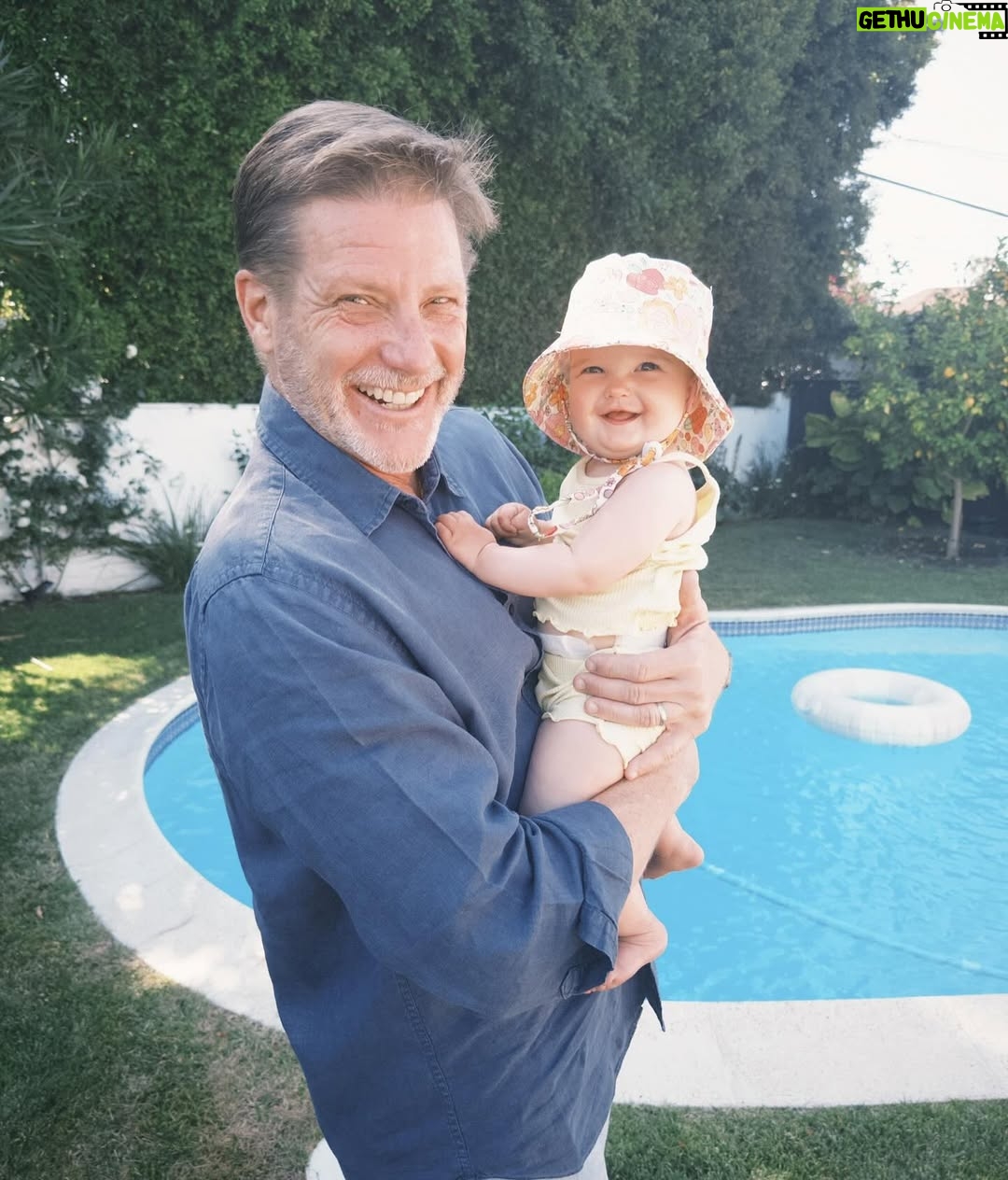 Laura Leighton - 70.9K Likes - Since we were busy with our grandkids on Father’s Day, today we’re celebrating not only the day you were born, but the guy that we are all so grateful to have in our lives.  Happy Birthday to my husband and everyone else’s “Dad” “Gramps” “Douglas you jackass” .  We adore you. ❤️