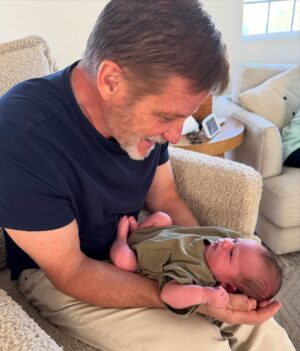 Laura Leighton Instagram - Since we were busy with our grandkids on Father’s Day, today we’re celebrating not only the day you were born, but the guy that we are all so grateful to have in our lives.  Happy Birthday to my husband and everyone else’s “Dad” “Gramps” “Douglas you jackass” .  We adore you. ❤️