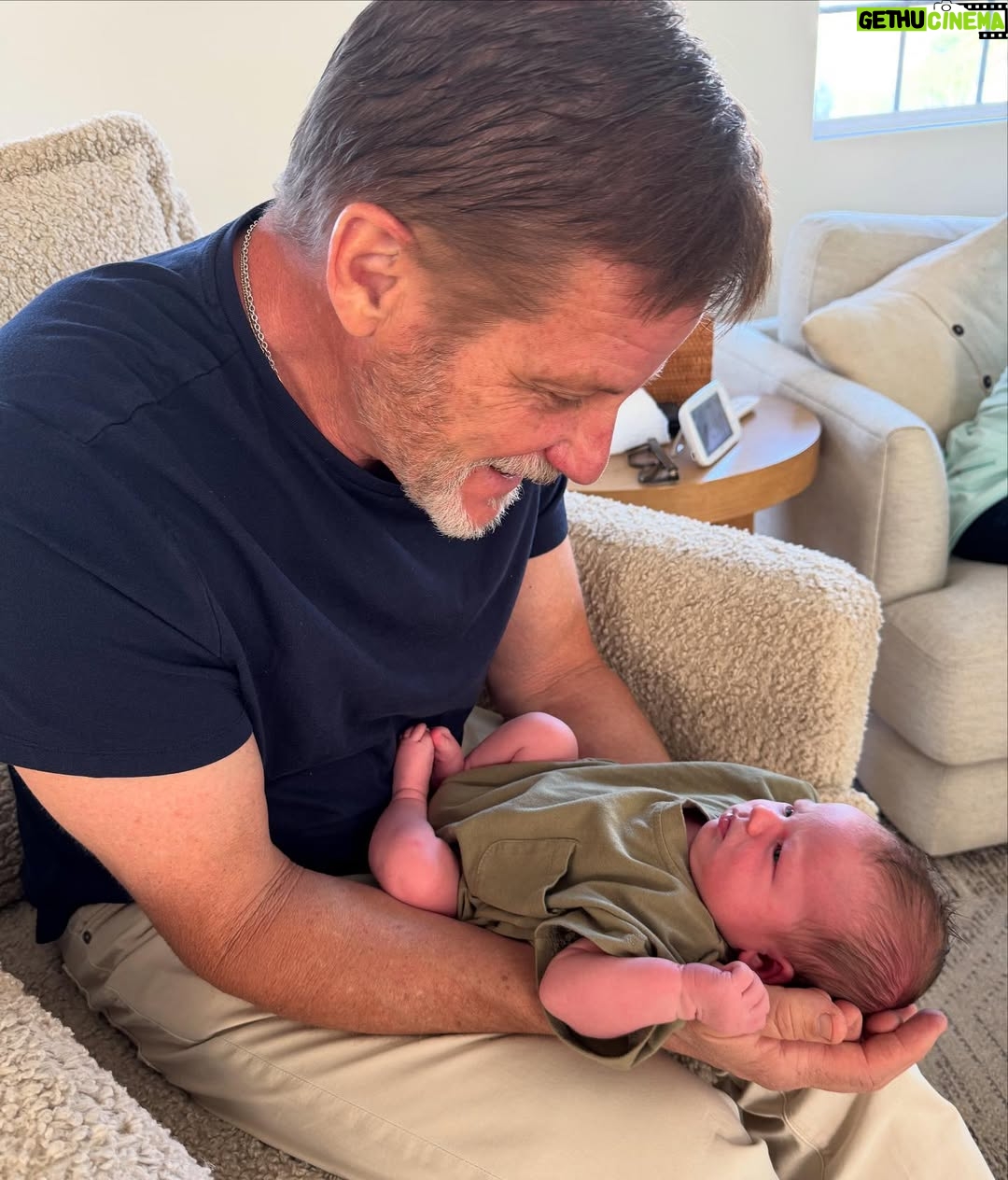 Laura Leighton - 70.9K Likes - Since we were busy with our grandkids on Father’s Day, today we’re celebrating not only the day you were born, but the guy that we are all so grateful to have in our lives.  Happy Birthday to my husband and everyone else’s “Dad” “Gramps” “Douglas you jackass” .  We adore you. ❤️