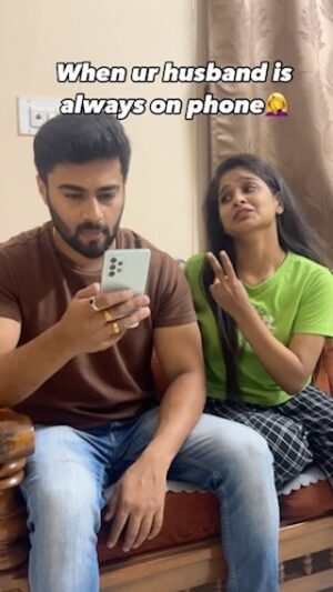 Lavanya Instagram - Fun but true 🤣🤦‍♀️ tag ur busy husband ❤️
@shashi_hegde_official 

#viral #viralreels #viralpost #instaviral #viralvedio #instagram #instagood #goviral #instareel #instadaily #explorepage #couple #shashilavanya