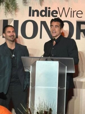 Leila Ciancaglini Instagram - Ben Stiller , Jessica Lee Gagné & , Julianne Nicholson , Mara Brock Aki Aminah Nieves , Jason Ritter, Skye P. Marshall, Owen Cooper , Kathy Bates , Robby Hoffman, Ramy Youssef , Lance Oppenheim , Colin Farrell, Mike Marino & Leila Ciancaglini At IndieWire Honors Television 2025 held at NeueHouse Hollywood on June 2025 in Los Angeles, California. (Photo by Gilbert Flores/IndieWire via Getty Images) #BenStiller #indiewire #honors #leilaciancaglini #colinfarrell #awards