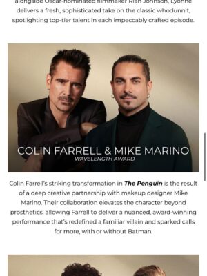 Leila Ciancaglini Instagram - Ben Stiller , Jessica Lee Gagné & , Julianne Nicholson , Mara Brock Aki Aminah Nieves , Jason Ritter, Skye P. Marshall, Owen Cooper , Kathy Bates , Robby Hoffman, Ramy Youssef , Lance Oppenheim , Colin Farrell, Mike Marino & Leila Ciancaglini At IndieWire Honors Television 2025 held at NeueHouse Hollywood on June 2025 in Los Angeles, California. (Photo by Gilbert Flores/IndieWire via Getty Images) #BenStiller #indiewire #honors #leilaciancaglini #colinfarrell #awards