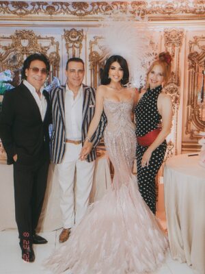 Leyla Milani Instagram - This post is dedicated to the legendary @andymusic1 and @shanirigsbee who we are so honored to call friends. Thank you for bringing so much joy into the world with your music and warmth and creating memories that truly last a lifetime. Having you surprise us with a performance at our anniversary party was beyond magical. It brought back all the nostalgia from 14 years ago when Andy sang at our wedding. 🥹💍👰🏻 

Fun fact: not only did Andy perform at our wedding, but that same year we had the honor of celebrating Andy & Shani’s wedding, too. Life really does come full circle. ❤️ Scroll to see a little throwback moment we’ll treasure forever!