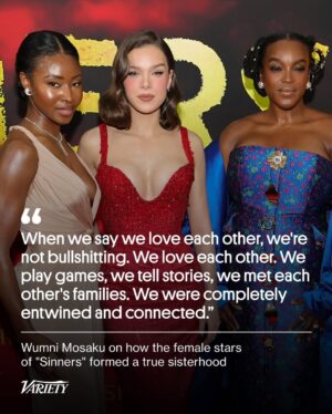Li Jun Li Instagram - On the set of Ryan Coogler’s #Sinners, a true sisterhood was formed.

“When we say we love each other, we’re not bullshitting,” Wumni Mosaku told Variety. “We love each other. We play games, we tell stories, we met each other’s families. We were completely entwined and connected.”

Click the link in bio to read the full cover story ft. interviews with stars #HaileeSteinfeld, #WumniMosaku, #JaymeLawson, and #LiJunLi.

Illustrations by @nalghadban