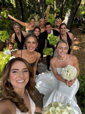 Lieke Martens Instagram - The two most beautiful brides, what a fairytale! Lucky to have you two in our life @daniellevddonk & @elliecarpenterr 🤍💍