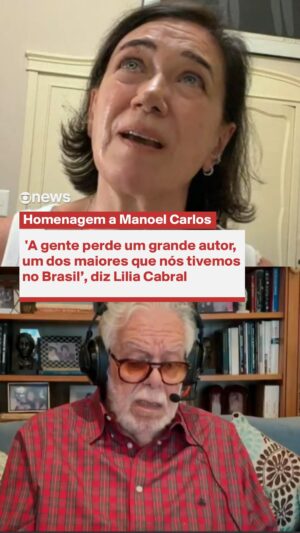 Lilia Cabral Instagram - HOMENAGEM E LUTO - A atriz Lilia Cabral, que interpretou antagonistas marcantes nas novelas de Manoel Carlos, destacou a força e a permanência da obra do autor ao lembrar o impacto que ele teve na vida do público. 

Para a atriz, as histórias criadas por Maneco ajudaram pessoas a refletirem sobre sentimentos, relações e conflitos humanos, levantando debates que atravessaram gerações. 

Segundo ela, “a gente perde um grande autor, um dos maiores autores que nós tivemos aqui no Brasil (...) Ele estava muito à frente do que a gente pode imaginar que um autor seria”.

Manoel Carlos, conhecido como Maneco, morreu neste sábado (10), aos 92 anos. Um dos principais nomes da teledramaturgia brasileira, ele estava internado em um hospital na zona sul do Rio de Janeiro.

➡ Acompanhe as atualizações na #GloboNews #notícias #Luto #ManoelCarlos #Dramaturgia #Novelas #TVGlobo #Globoplay #Globoplaynovelas