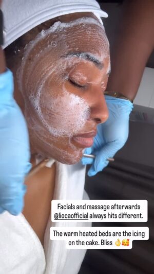 Lilian Esoro Instagram - Facials hits different always
 @liocaofficial @estheticsbylioca 👌👌