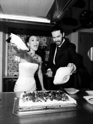 Lilly Ghalichi Instagram - I can finally post my beautiful friends @dorothywang   Brandon’s wedding in Florence! 💒 This was her Rehearsal Dinner ❤️ Their love is so beautiful and watching her marry her soul mate in magical Florence made my heart so full 🫶🏼 I love you both ♾️
