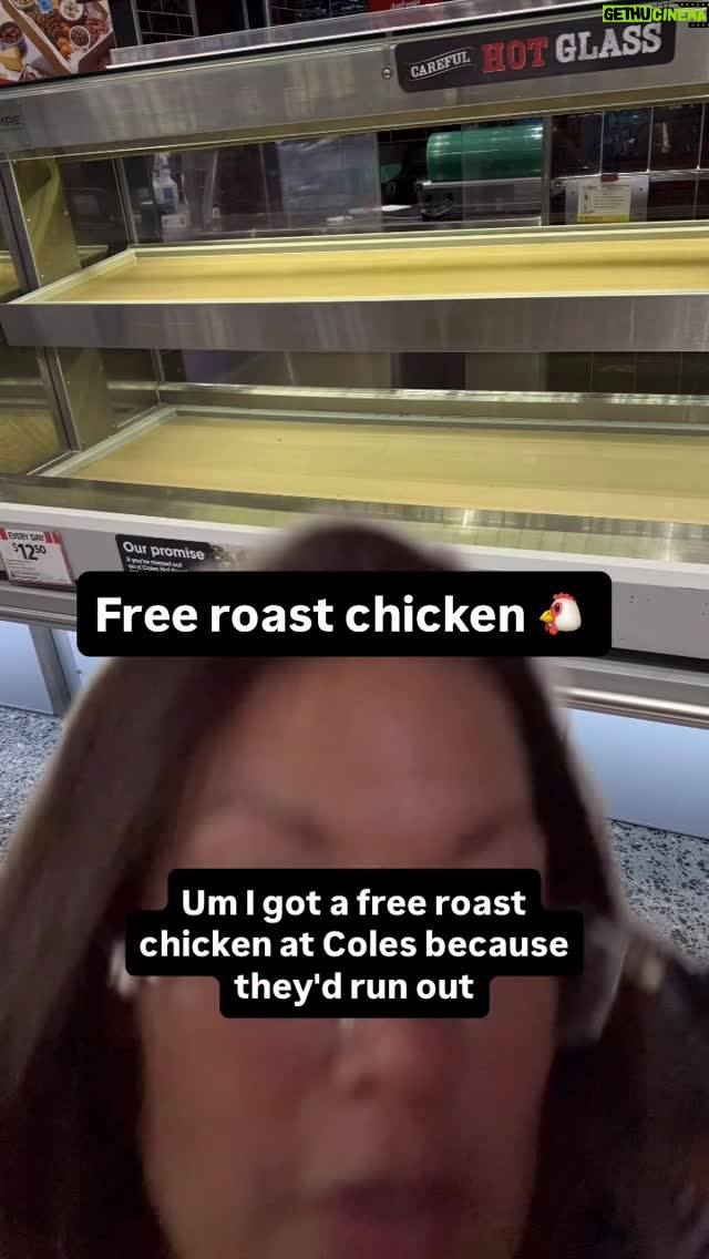 Lizzy Hoo - 0.9K Likes - What in the first world? I got a free chicken because Coles didn’t have any available. Owen was happy and I love a freebie. If you see the rotisserie empty - ask for the voucher!