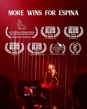 Lola Ponce Instagram - More wins for Espina! 🏆
En Mar del Plata 40: Plata (Special Mention Largo en Competencia LatAm)
En el Festival de Girona 37: Mejor Director Debut
En el Festival ELCO: Mejor Largo Extranjero, Mejor Director, Mejor Actor, Mejor Actor de Reparto.
Catalina Film Festival: International Merit Award
Breaking Barriers: Best Actor
Y seguimos! 🙌

A @slay5pictures production 
Co-prod: @newyorkermag @hellooctobertv @1230_media