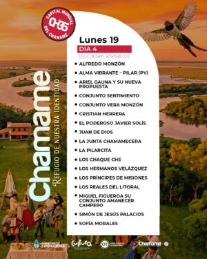 Lourdes Sánchez Instagram - Corrientes es chamamé. Un símbolo de nuestra provincia. Hablamos de un patrimonio correntino que posee la capacidad única de llegar al alma y movilizarla como nadie ✨

Mirá la grilla de la edición de este año y deleitate con los artistas que estarán presentes. 

¿Nos vemos ahí? 😉