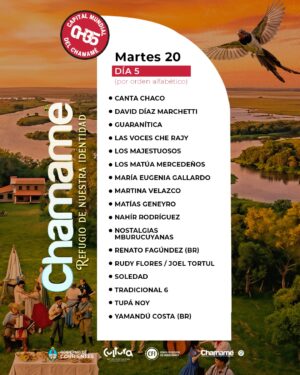 Lourdes Sánchez Instagram - Corrientes es chamamé. Un símbolo de nuestra provincia. Hablamos de un patrimonio correntino que posee la capacidad única de llegar al alma y movilizarla como nadie ✨

Mirá la grilla de la edición de este año y deleitate con los artistas que estarán presentes. 

¿Nos vemos ahí? 😉