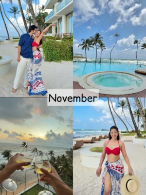 Luckii Instagram - 2025 WRAPPED ❤️
January: Welcomed the New Year in Goa, where my heart feels at home 🌴
February: Celebrated love month & our anniversary 👩🏻❤️👨🏻
March: Winter outing in Delhi a workout selfie💪
April: Collected memories in Vietnam 🇻🇳
May: Fell in love with Goa monsoons all over again 🌧️
June: A slow & cozy staycation at a beautiful villa 🏡
July: Back to Goa, because it’s truly my second home 🌊
August: Birthday month 🎂
September: Home makeover fresh hair colour 🏠
October: Time for another international adventure ✈️
November: Living the Sri Lanka luxury dream 🌴
December: Ending the year with Christmas in Goa 🎅🏻
Hello 2026.. I’m ready✨