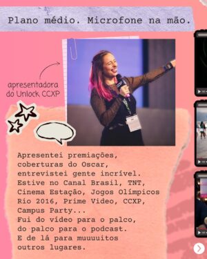 Luisa Clasen Instagram - Sempre que me perguntam o que eu faço, eu dou uma bugada pq é tanta coisa…
Eu sou a garota do YouTube, do Canal Brasil, do cabelo colorido, e muitas outras versões minhas desde 2011, mas também sou produtora, diretora e guerreirinha do audiovisual. 

Retomando minha trajetória no cinema, tenho abraçado cada vez mais trabalhos por trás das câmeras. É o tipo de coisa que não aparece a minha cara, mas tem meu toque ali.

Passa pro lado pra ver um panorama do que tá rolando atualmente e se você é novo ou nova aqui, minhas sinceras boas vindas! Eu amo compartilhar um pouco disso tudo que eu sou, então chega mais!

Ah, e se eu te incentivei a estudar cinema, deixa uma 🎬 no seu comentário pra eu saber?