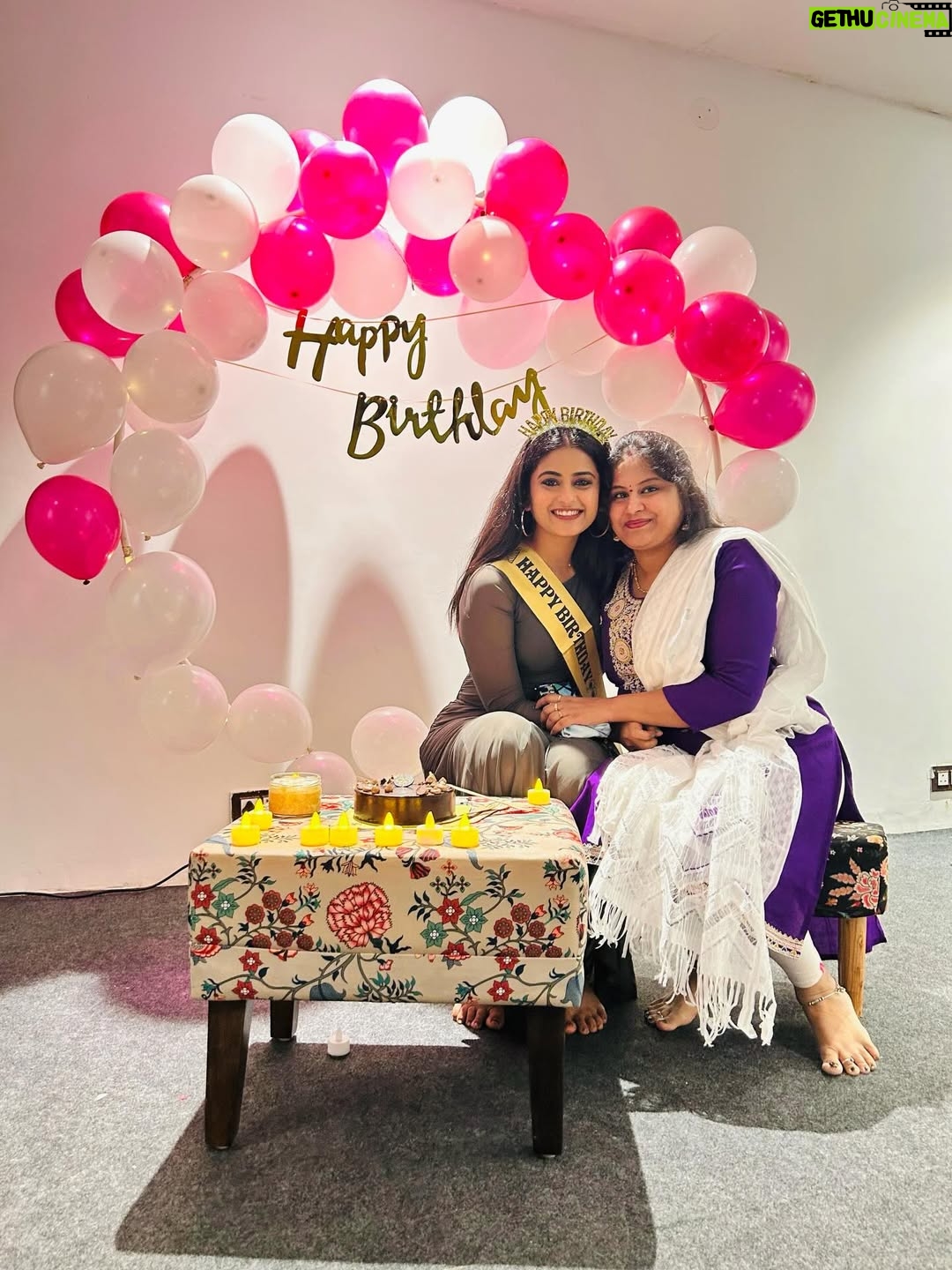 Maahi Gouthami - 12.3K Likes - Happy from the heart🥰 
Thankyou so much guys for all your efforts and also for the cutest surprise😍🤩… @neelima_sparkle @swetha_reddy06 @vassu7788 
My heart was too heavy to take the present🥺 @swetha_reddy06 but I know how much effort you put on to see me happy and I’m overwhelmed with all that you’ve done ra🥹 thankyou once again ra chelliii💕 
And 
I love you all🫶🏻❤️ 
Forever greatful😇😊
.
PS: struggle to get the perfect picture😉 (swipe >> to see the video)
.
.
#maahigouthami #bff #birthday2k25