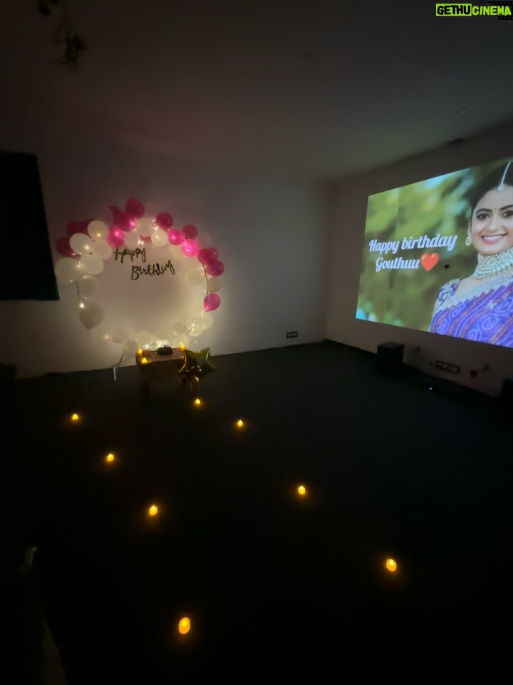 Maahi Gouthami - 12.3K Likes - Happy from the heart🥰 
Thankyou so much guys for all your efforts and also for the cutest surprise😍🤩… @neelima_sparkle @swetha_reddy06 @vassu7788 
My heart was too heavy to take the present🥺 @swetha_reddy06 but I know how much effort you put on to see me happy and I’m overwhelmed with all that you’ve done ra🥹 thankyou once again ra chelliii💕 
And 
I love you all🫶🏻❤️ 
Forever greatful😇😊
.
PS: struggle to get the perfect picture😉 (swipe >> to see the video)
.
.
#maahigouthami #bff #birthday2k25