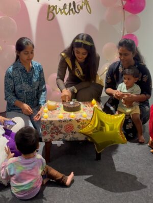 Maahi Gouthami Instagram - Happy from the heart🥰
Thankyou so much guys for all your efforts and also for the cutest surprise😍🤩… @neelima_sparkle @swetha_reddy06 @vassu7788
My heart was too heavy to take the present🥺 @swetha_reddy06 but I know how much effort you put on to see me happy and I’m overwhelmed with all that you’ve done ra🥹 thankyou once again ra chelliii💕
And
I love you all🫶🏻❤️
Forever greatful😇😊
.
PS: struggle to get the perfect picture😉 (swipe >> to see the video)
.
.
#maahigouthami #bff #birthday2k25