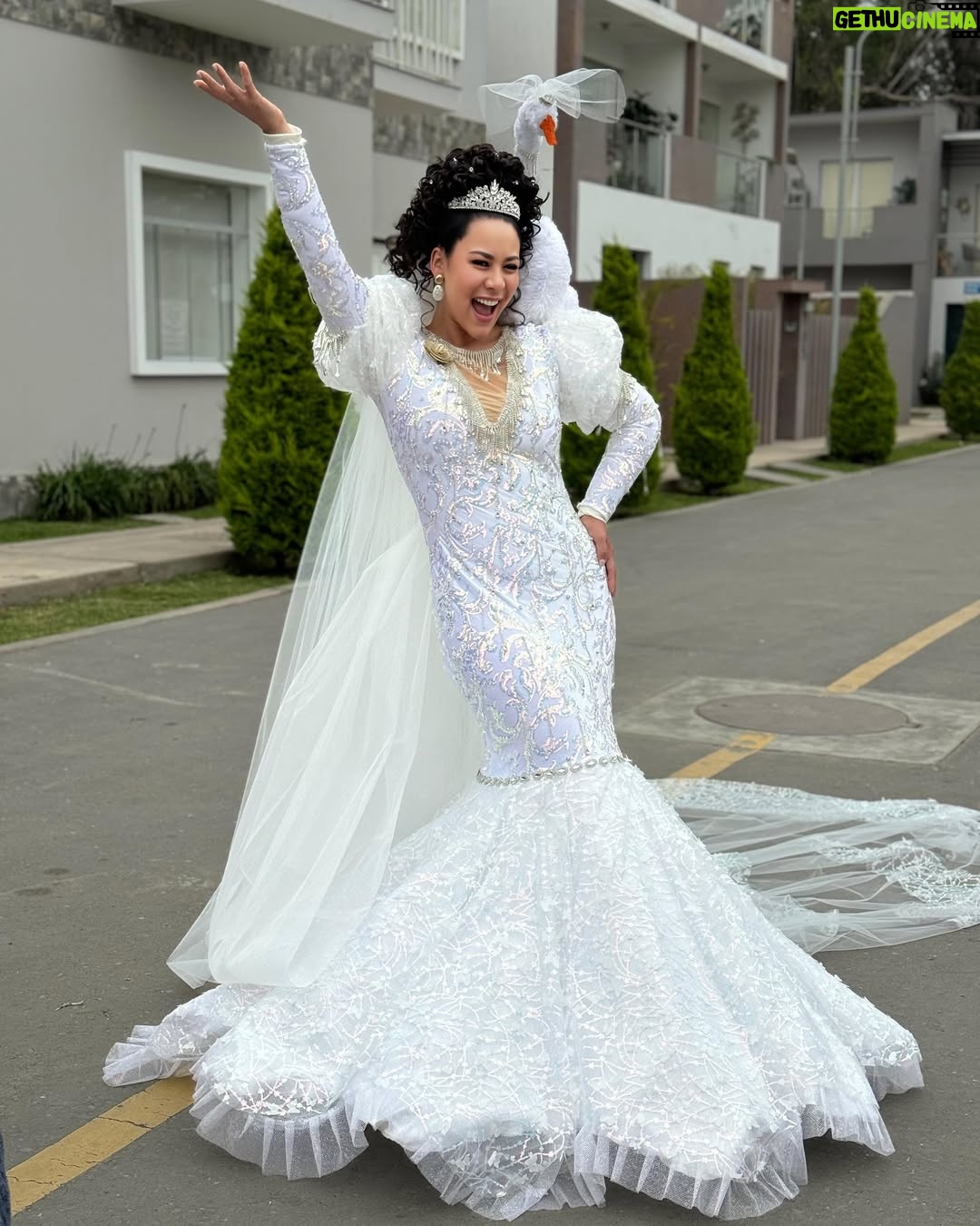 Magdyel Ugaz - 28.2K Likes - Nuestra Teresita se casó 👰🏻‍♀️❤️ Acá un poco del detrás de cámaras 😍❤️💃🏻 
¿El vestido superó las expectativas?? 👰🏻‍♀️🪿👀

Un equipo maravilloso hizo que la Tere brillara graciosa a todo el equipo de maquillaje 
Makeup y peinado @edithavilaneyra @escobedosiccha 
Todo el equipo de vestuario ♥️que se lució el vestido 
@shicale @ramonmaggin