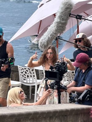Małgorzata Kożuchowska Instagram - Włoskie wspomnienia. Anieli☀️☀️☀️#serial #netflix @mr.czekaj #balapolis #italia @wojciechwegrzyn_dop