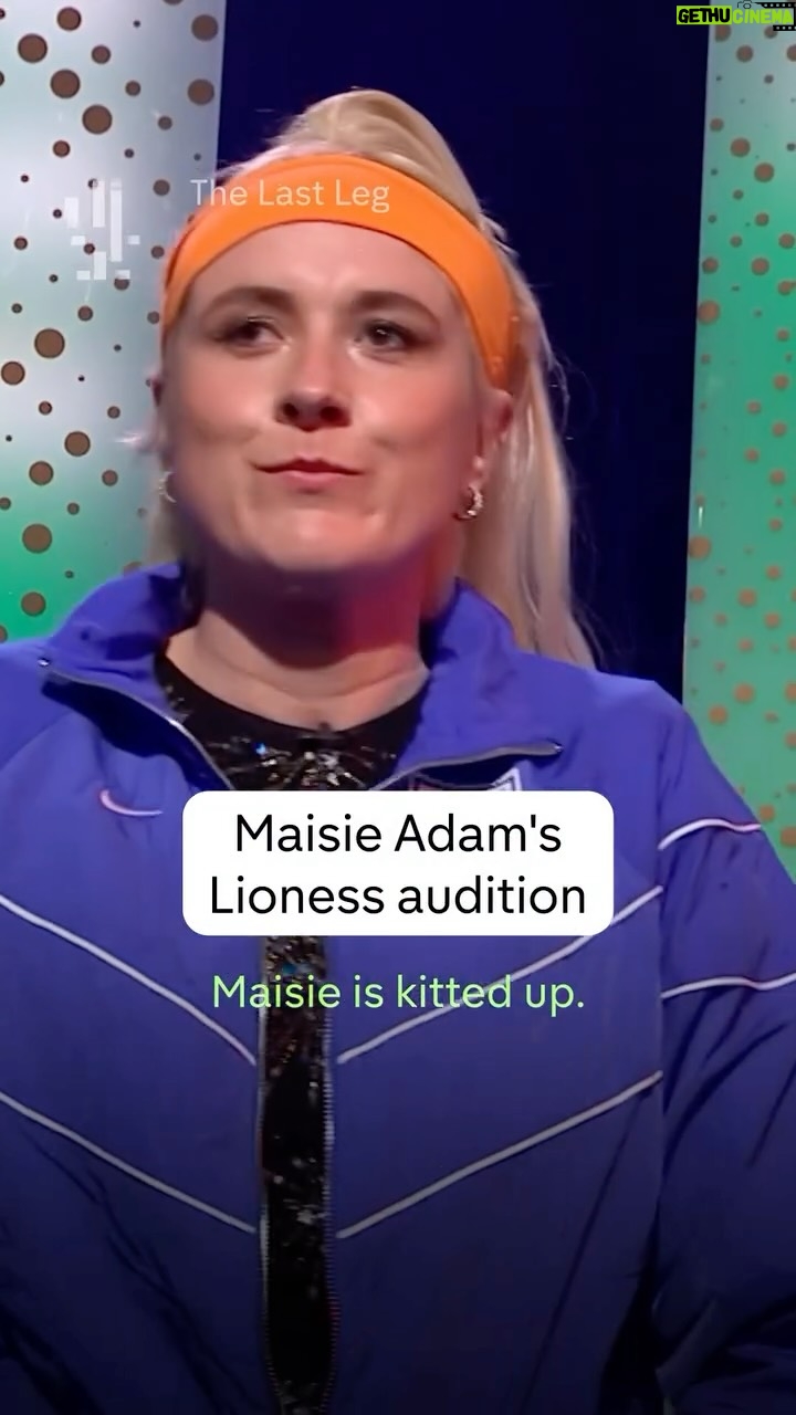 Maisie Adam - 5K Likes - Maisie Adam? More like Meggsy Adam #TheLastLeg

#MaisieAdam #LucyBronze #Penalty