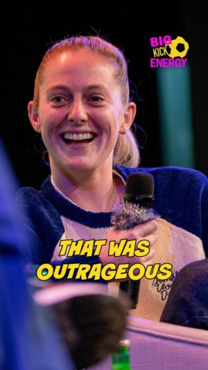 Maisie Adam Instagram - When you get a Lioness live on stage and subject her to a very silly quiz. Sorry @keirawalsh 😬

Our interview with Keira from our December live show is out now! On BBC Sounds, YouTube or wherever you get your podcasts. All the links you need can be found at the link in our bio! 

#bigkickenergy #womensfootball #wsl #lionesses #woso