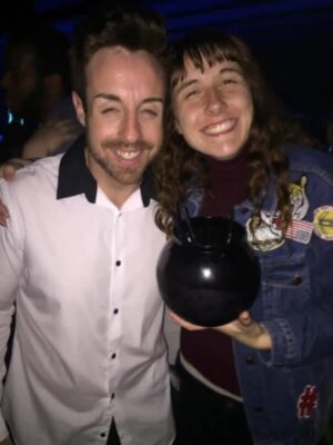 Maisie Adam Instagram - 2016. Graduated with a post-breakup fringe and a 2:1 in Community Theatre, went travelling with my brother, and met X Factor’s Stevie Richie in a nightclub in Southend where I told him his version of Mambo No.5 was a testament to Lou Bega and we shared a fishbowl. 
Oh and I applied for, and went on, The Chase and lost -£300. Yes, -£300.
A vintage year.