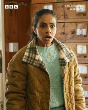 Mandip Gill Instagram - Debbie’s got a plan. It’s illegal. It’s brilliant. 🔦🤫
#CanYouKeepASecret coming soon to #iPlayer
Debbie isn’t actually a widow and William didn’t really die... he was just mistakenly declared dead and the two retirees found themselves staring down the barrel of an opportunity too good to pass up. Just a few months hiding out in the loft waiting for the life insurance to pay out and then they can live out their golden years in peace.”