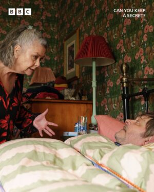 Mandip Gill Instagram - Debbie’s got a plan. It’s illegal. It’s brilliant. 🔦🤫
#CanYouKeepASecret coming soon to #iPlayer
Debbie isn’t actually a widow and William didn’t really die... he was just mistakenly declared dead and the two retirees found themselves staring down the barrel of an opportunity too good to pass up. Just a few months hiding out in the loft waiting for the life insurance to pay out and then they can live out their golden years in peace.”