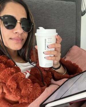 Mandip Gill Instagram - quarter ending…
I’m wearing sunglasses inside so I don’t get recognised not because hayfever has me by the balls!
