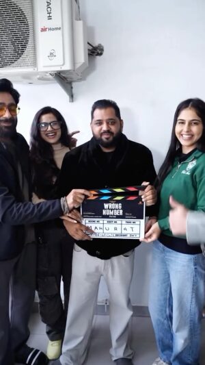 Manpreet Dolly Instagram - Mahurat of Wrong Number 🎬
Blessed & Ready to Roll 🙏

#wrongnumber #bumblebee #pollywood #punjab #punjabicinema