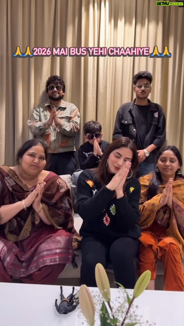Mansi Sharma - 3.8K Likes - 2026 Mai Bus Yehi Chaahiye … Par Sabko Alag Alag 😂😂😬😬 #MadFamily #Fun #Happiness #InstaReel #ThankYouRabbJiForEverything 🙏🙏