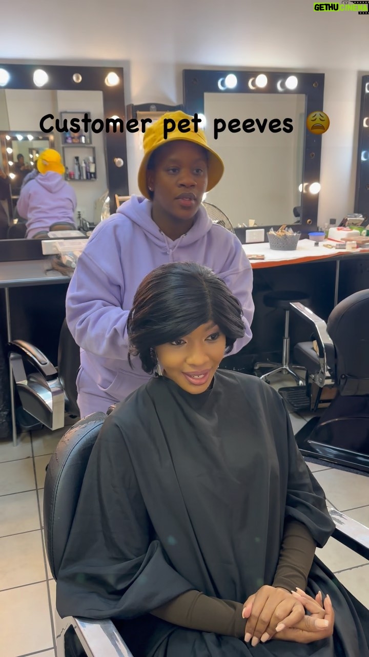Mapaseka Koetle - 38.1K Likes - To our lovely hairstylist hleng nkang dinepe fast , we in a hurry 😂😂❤️