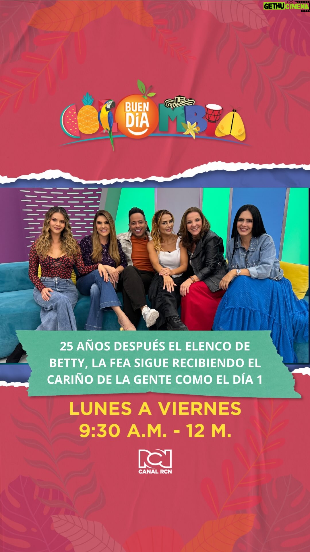 Marcela Posada - 2.2K Likes - Aunque pasen los años, el elenco de Betty, la fea sigue recibiendo muestras de cariño, como el día 1 😍

En Buen día Colombia charlamos con el Cuartel de las feas y nos contaron que aún 25 años, después el cariño de los seguidores de la novela solamente aumenta ❤️
