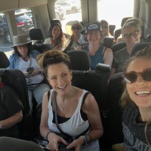 Margarita Levieva Instagram - Some bts for the finale tonight!!
I bow down to everyone infront and behind the camera on this one. What a team.
#task
#bradingelsby
#hbo
(We had no fun at all in the tattoo trailer)