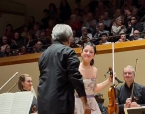 María Dueñas Instagram - I spent more than two weeks travelling with the most amazing people. I arrived excited for the tour and came home with inspiration, laughter and a feeling of family. Thank you to everyone joining us along the way, in Valencia, Madrid, Zaragoza, Sevilla, Ferrara, Berlin and Eisenstadt; we had the warmest audiences❤️
The artistry of @chamber_orchestra_europe and @antoniopappanoconductor go far beyond sound and a lot into humanity. This was such a humanly beautiful tour.

📸: gracias a @eduardofruiz por capturar nuestro paso por Madrid🌹