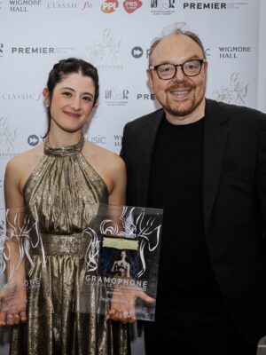 María Dueñas Instagram - 2 Grammophone Awards!!🤯

Not only being named “Young Artist of the Year” but also receiving an award especially for my Paganini album is an honor beyond words. 
I’m filled with deep gratitude to the Grammophone community for enriching our musical community the way they do. This recognition belongs to everyone having my back behind the scenes, some of them pictured here: my fantastic Deutsche Grammophon and managing team, always listening with open minds and ears, my close people, my brilliant producing team and above all, the audience for embracing this album with open arms. This means so much to me.