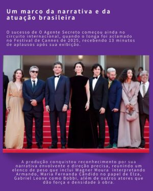 Maria Fernanda Cândido Instagram - A edição de 2026 do Globo de Ouro colocou o cinema brasileiro no centro do cenário internacional. O Agente Secreto conquistou os prêmios de Melhor Filme em Língua Não-Inglesa e Melhor Ator em Filme de Drama, com Wagner Moura entregando uma performance potente, que ultrapassa fronteiras e consolida o reconhecimento global da produção.
Esse impacto também nasce da força de um elenco excepcional. A atriz Maria Fernanda Cândido se destaca como Elza em uma atuação intensa e profundamente humana, que acrescenta camadas de emoção e complexidade à narrativa. Sua presença em cena amplia a densidade dramática do filme e reforça o prestígio artístico da obra, evidenciando a maturidade e a sofisticação do talento brasileiro no cinema contemporâneo.
O reconhecimento no Globo de Ouro reafirma a potência da cinematografia nacional e o espaço cada vez maior das nossas histórias no mundo. Celebramos este momento como uma vitória coletiva do cinema brasileiro que emociona, inspira e deixa sua marca nos palcos internacionais.
#ViraComunicação #GloboDeOuro2026 #CinemaBrasileiro #WagnerMoura #MariaFernandaCândido