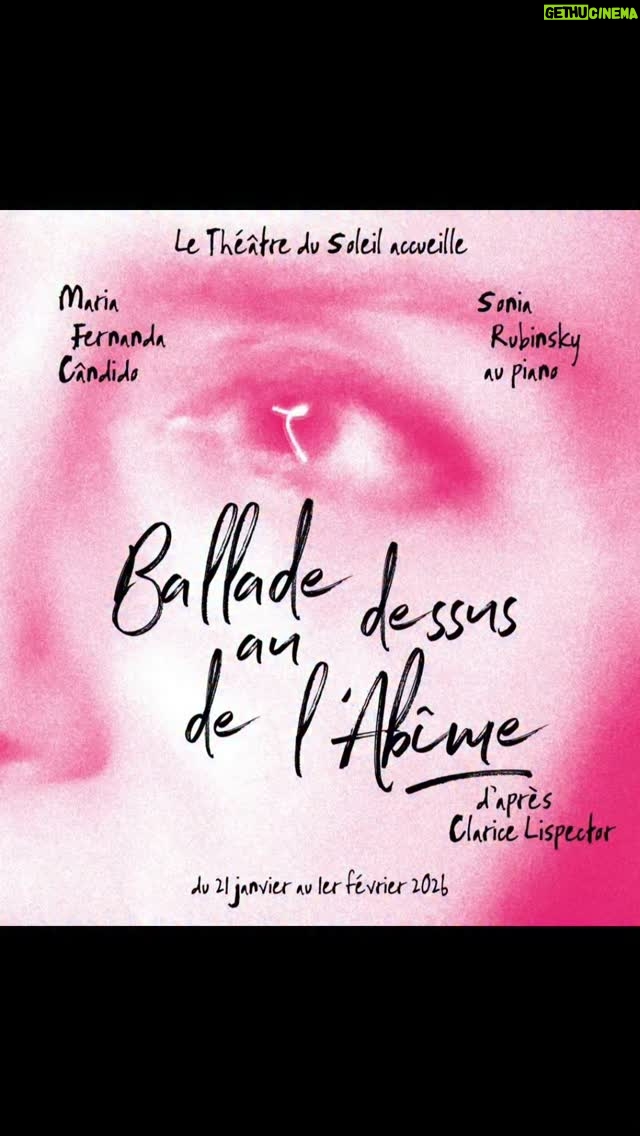 Maria Fernanda Cândido - 250 Likes - Bonjour les parisiens et à tous ceux qui passent par Paris ! Bom dia  parisienses e a quem passar por Paris , a dica hoje é de Teatro .Allons au Théâtre. La densité sensible de Clarice Lispector et son âme Ukrainienne et Brésilienne traduites par la passion de  @mariafernandacandidooficial e @soniarubinsky Catarina Brandao @catarinambx arrivent au légendaire @theatredusoleil avec le spectacle "Ballade au dessus de l'Abîme " d'après Clarice Lispector , et la mise-en-scène de @mauricedurozier .
Du 21 janvier au 1er février 
Les billets sont déjà disponibles 
bit.ly/4jmzQ81 
Réservations téléphoniques 0699392215
Ou sur le lien dans la bio
#dramaturgiabrasileira 
#artistasdobrasil
#teatrocontemporaneo 
#théâtre
#lacartoucherie