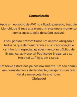 Maria Rueff Instagram - Por todo o cuidado e carinho recebidos, 
a nossa gratidão! 
@teatromunicipalbraganca 
@hgbraganca 
@bombeiros_braganca 
❤️