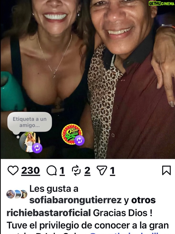 Martha Isabel Bolaños - 12.6K Likes - ❤️Bue… paso sin el menor reparo a ostentar del honor  que tuve anoche.  Pero no son solo las fotos, es que tus ídolos te reconozcan y se alegren de verte y se sepan tu nombre y se pongan felices de tómarse la foto contigo.  Son Fans de Betty La Fea! Que Richie Bastar diga q fue un privilegio conocerte  cuando el privilegio  fue todo mío, eso No tiene precio. Cómo se puede sentir tanto amor por estos hombres…  Yo doy fotos con el mayor de los gustos, pero siempre me ha dado  vergüenza pedirlas.  Anoche con pena y todo me atreví aprovechando que podía tener acceso a su lugar privado; y eso me hizo entender un poco más  lo q siente la gente cuando nos ve como sus artistas admirados, al no estar en sus zapatos no se logra dimensionar, pero anoche lo viví. Es muy muy emocionante.  Gracias @gcqpromotions  y @laboqueriacali  por brindarnos este momento imborrable y privilegiado. 
Inmensa gratitud @elgrancombodepuertorico grancombo
#salsa #cali #grancombo #marthaisabelbolaños 🎵🩵