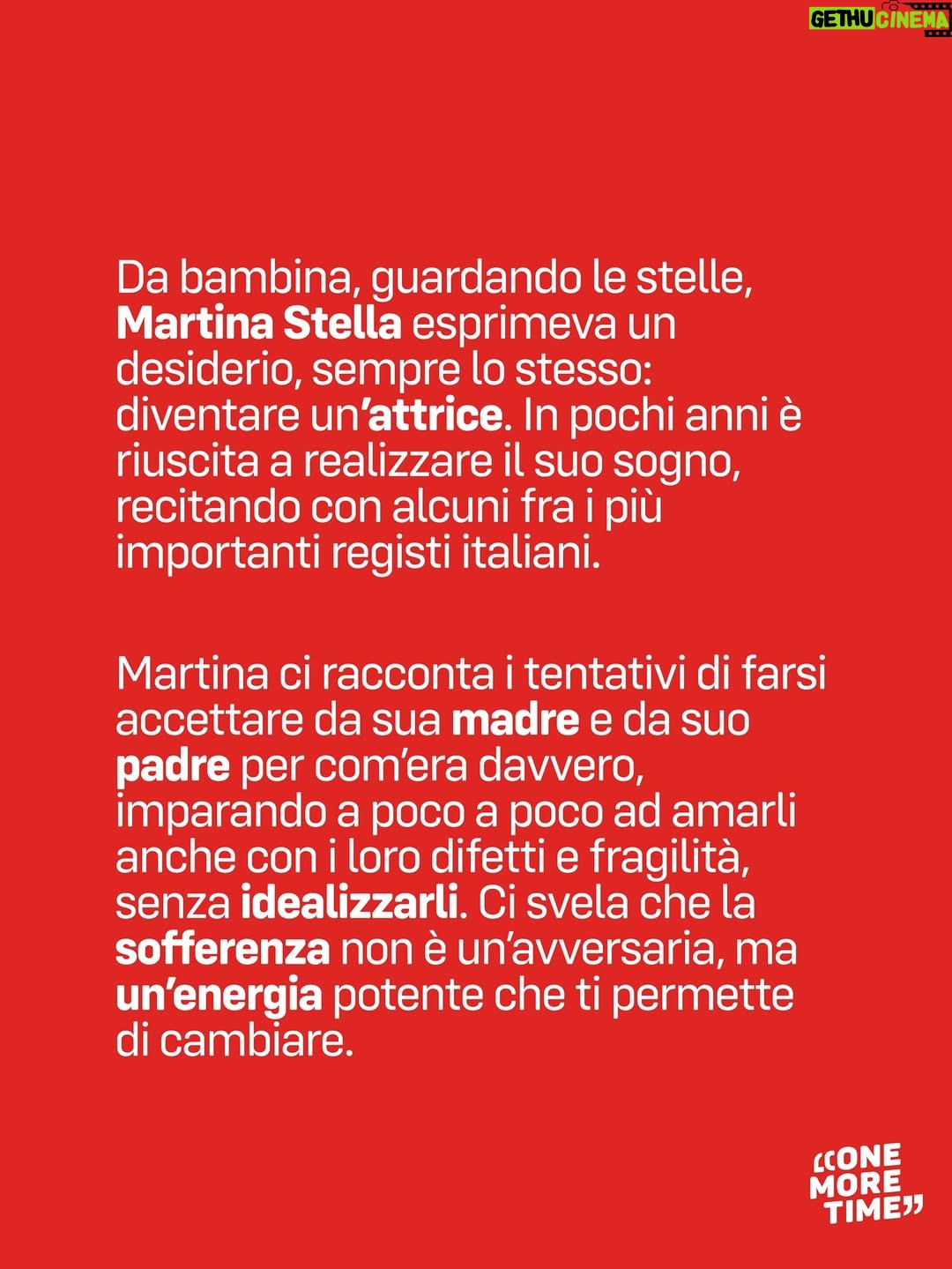 Martina Stella - 4K Likes - Martina Stella è riuscita a realizzare il sogno che aveva da bambina. In questa puntata ci racconta tutto ciò che ha attraversato per arrivare fin qui, il rapporto con i suoi genitori spesso difficile, il suo vissuto di madre, la sua personale ricerca della felicità.

Scopri la storia di @therealmartinastella a One More Time.

#onemoretimepodcast #lucacasadei #martinastella