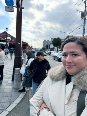 Maxine Medina Instagram - Winter walks, warm hearts — and family. 🇯🇵