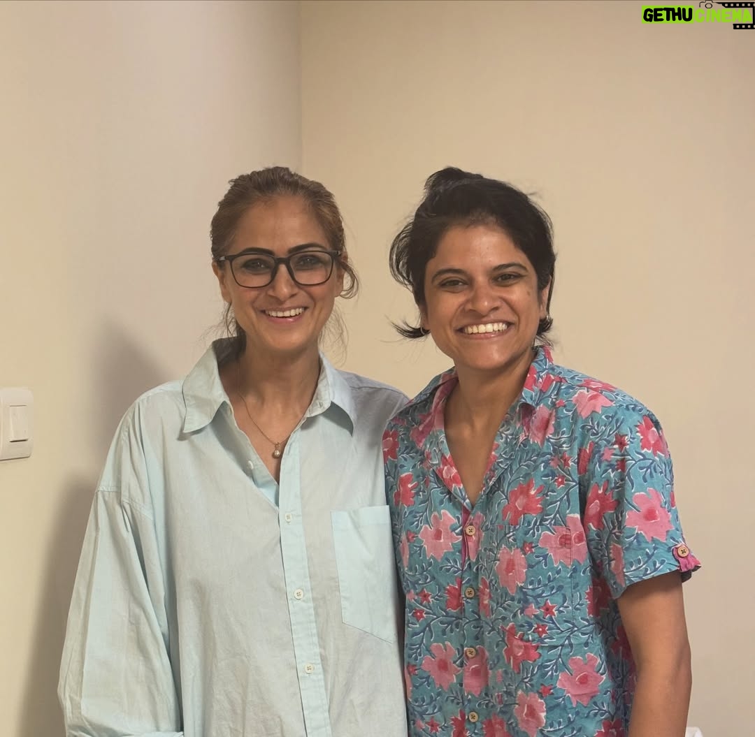 Maya Sundarakrishnan - 84.2K Likes - How it started -2016

How it’s going - 2026

What a privilege to be goofing around with the wonderful @simranrishibagga …. 

10 years of knowing you… :) 
Thank you for loving me , guiding me, pushing me, telling me to live loud and free… 
So much love to you for everything that you are .