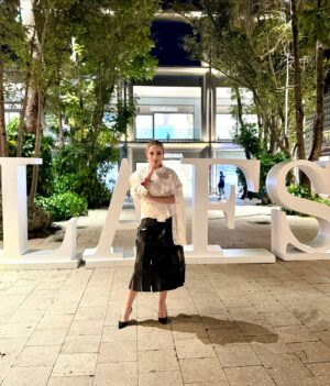 Mayra Farret Instagram - What a week! @latinamericanfashionsummit left me beyond inspired. ✨
So many amazing connections with Latin America’s top designers, creative minds, and fashion leaders.
Can’t believe it was my first time attending — definitely not the last! 🫶

———————————————————————————

Qué experiencia tan inspiradora en el Latin American Fashion Summit.
Conecté con mentes brillantes, diseñadores increíbles y líderes que están redefiniendo la moda latinoamericana.
✨ Ya quiero que sea el próximo año.
