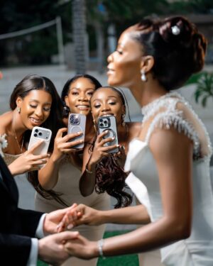 Meena Ally Instagram - All because we fell in love, still celebrating forever🥰❤️
Grateful for family and memories that will last forever💕🫶
#myday #weddingday #dsforever26