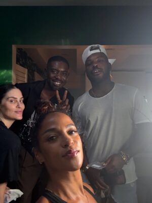 Megalyn Echikunwoke Instagram - I’ll never take for granted that I am doing the thing I dreamt of doing as a little girl. It’s such a privilege and a gift.  @itsmomcrae you inspire the hell out of me. Making movies is not easy! But when you are lucky enough to have collaborators and supporters like these you can do anything. @andscape @scottyeye @traction_hq @john_rosario @scalablecontent @jas_summers @evanbane @hulu Thank you for trusting me to help tell this beautiful haunting story with you! To all of the talented people who worked on this film I am humbled and forever indebted to you. 

Thank you to my amazing glam dream team for always making a girl feel like a billion! 
@ugomozie 💃🏾
@larryjarahsims 💇🏾‍♀️
@joannasimkin 💄

Architectural goddess dress: @anayacollection ✨

Emerald goddess dress: custom @elevensixteen @ugomozie 

Jewels: @azature and @amanitomi
Shoes: @gianvitorossi

STAY is now streaming on @hulu 👻

Ps. I’d like to thank the Academy @academymuseum for re-upholstering all of the seats in the theater  just for me. 😋
💚🫶🏾💚🫶🏾