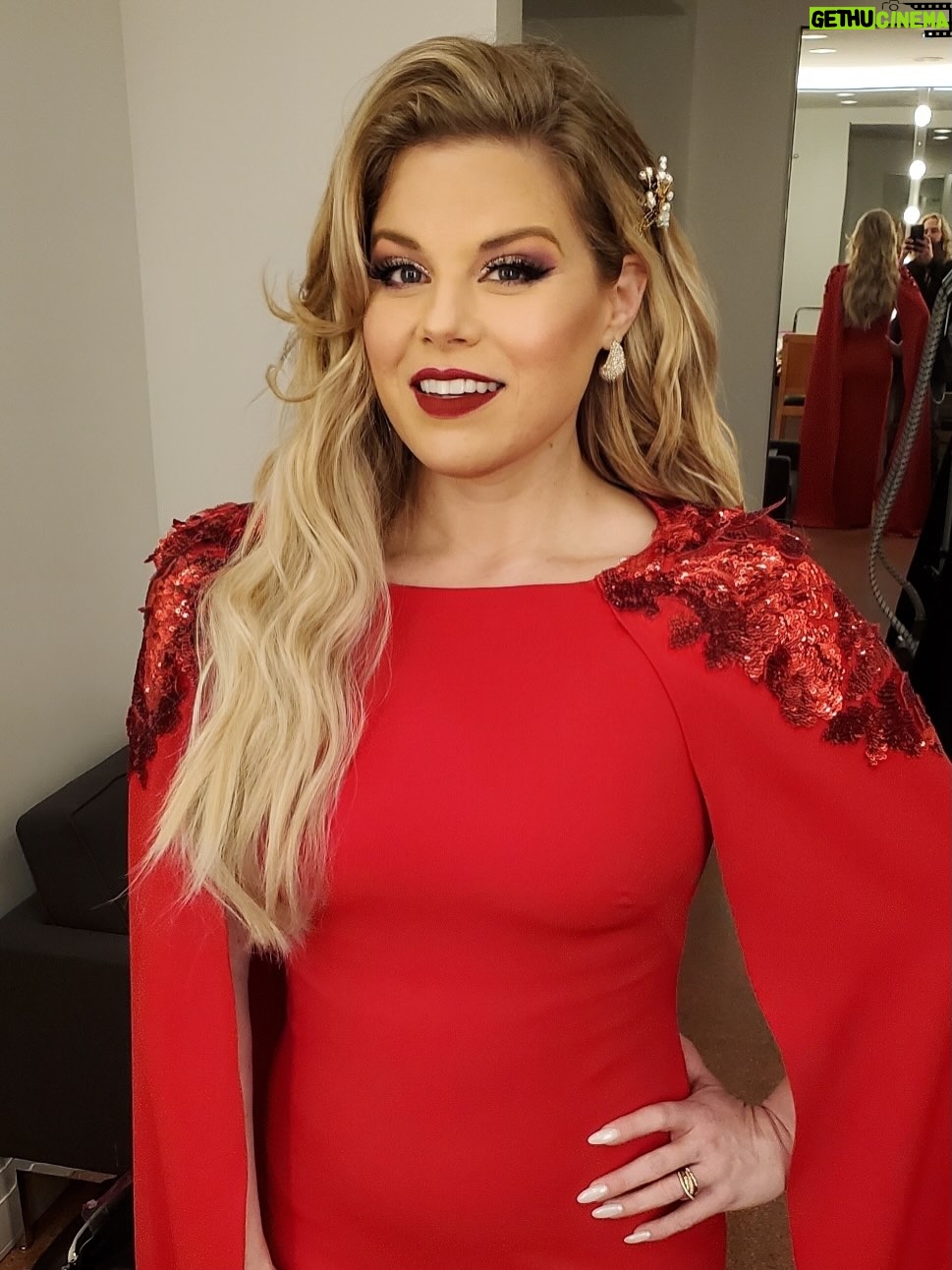 Megan Hilty - 15.1K Likes - Ready for another *SOLD OUT* Holiday program with the incredible @stevenreineke the sensational New York Pops and the stunning vocals of Essential Voices USA! More pics to come… but here’s a peek at my first gown from @pamellaroland 💃 
Hair & makeup & photo: @brucewaynemua