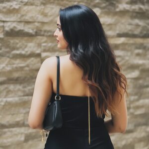 Megha Jayashree Pawar Instagram - Forever that girl 🖤💎🫰🏻🕊️

#black #love